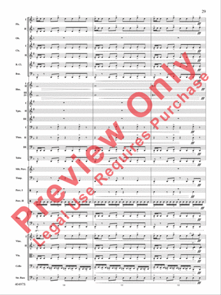 Batman: The Dark Knight Rises Full Orchestra scores gallery preview page 30