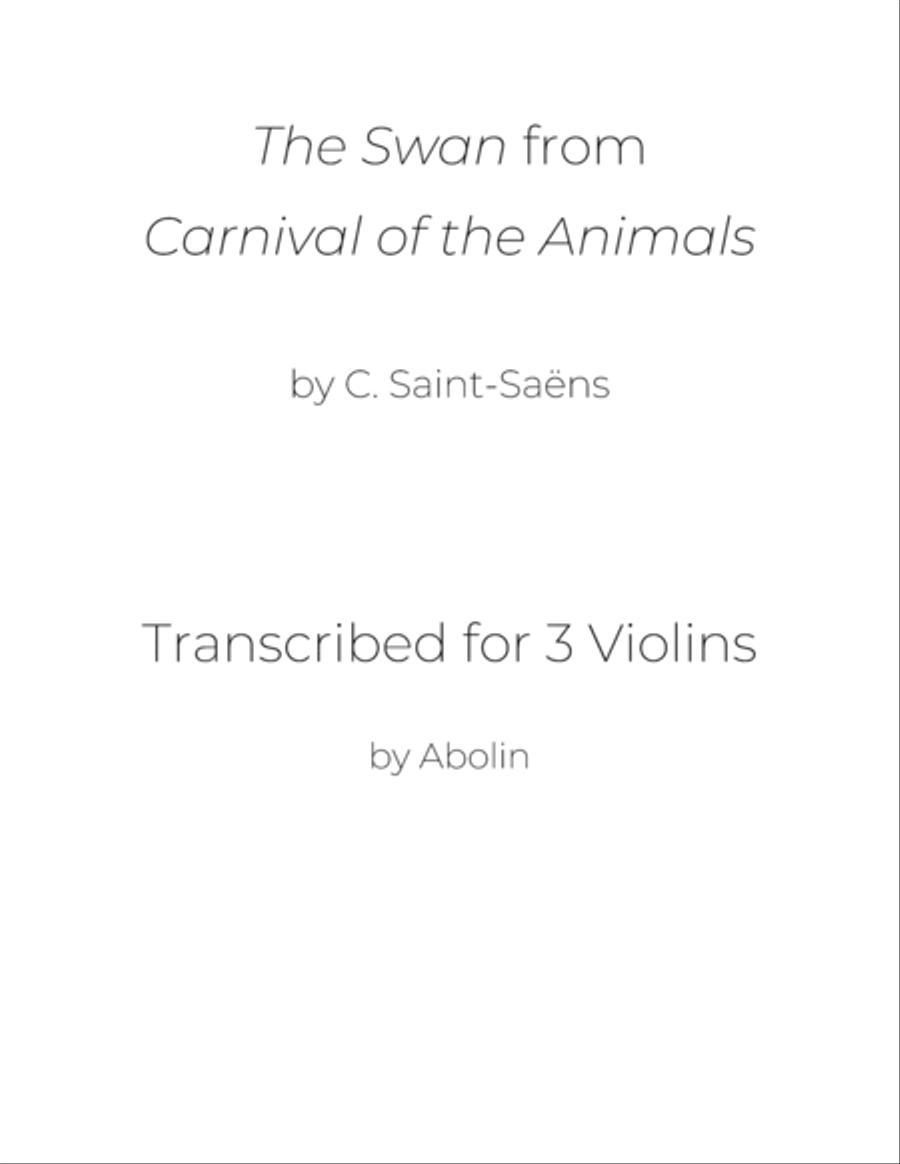 Saint-Saëns: 