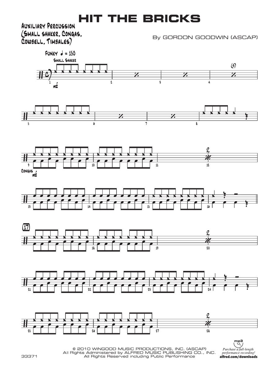 Hit the Bricks: Auxiliary Percussion