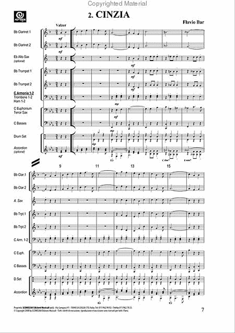 Green Book Vol. 2 - 12 Dance Numbers Marching Band scores gallery preview page 4