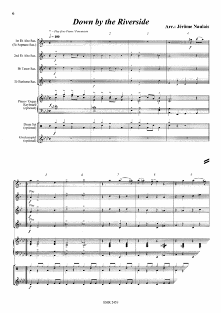 Album Volume 9 Album Volume 9 Saxophone Ensemble scores gallery preview page 4