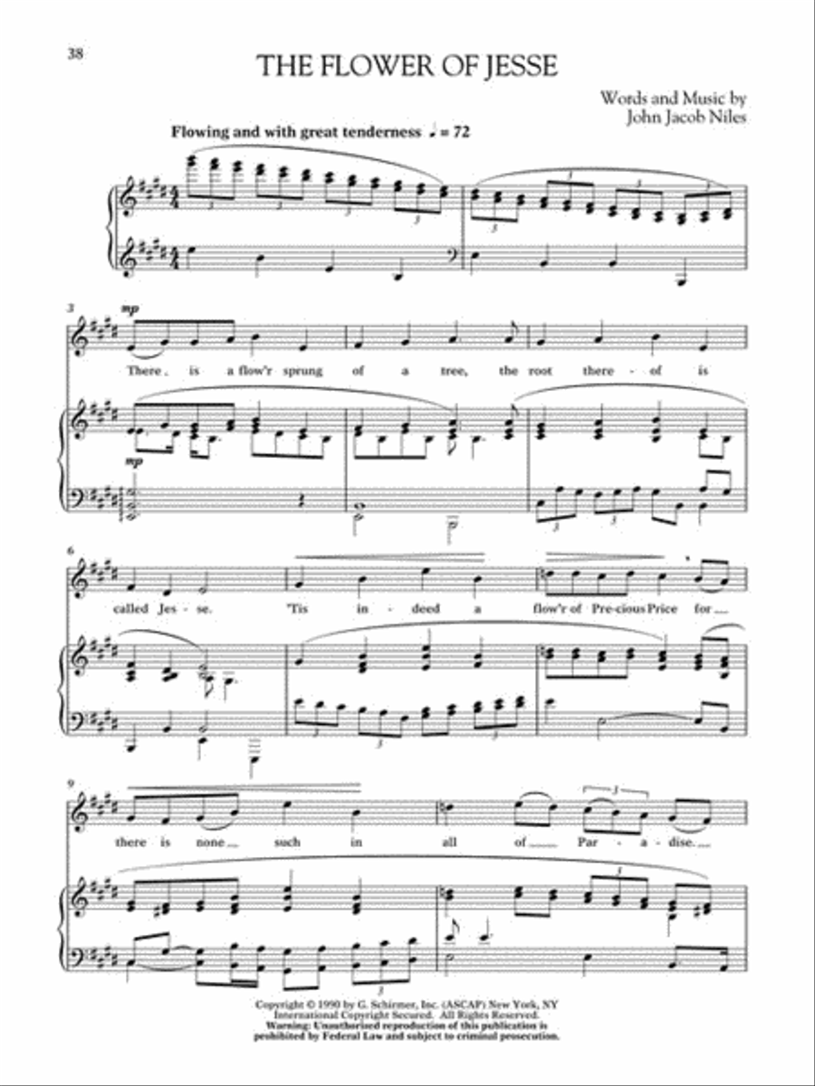Songs of John Jacob Niles – Revised and Expanded Edition High Voice scores gallery preview page 6