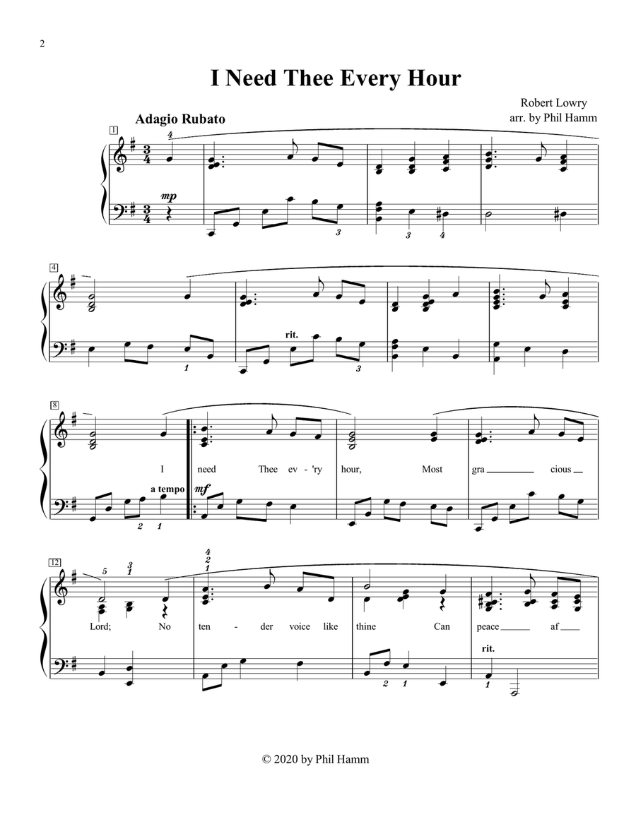 Jazzy Hymn Arrangements-Book Two-3rd Edition Piano Method scores gallery preview page 3
