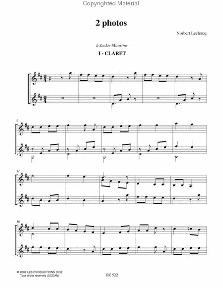 2 Photos Classical Guitar scores gallery preview page 2