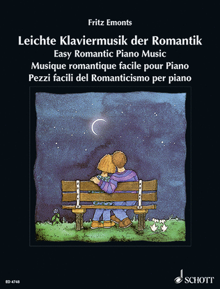 Book cover for Easy Romantic Piano Music