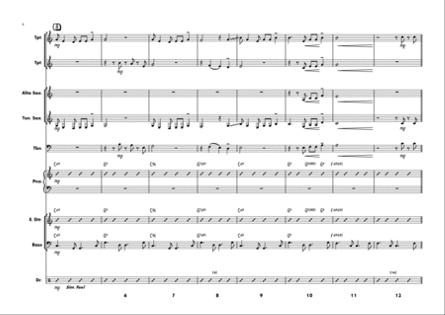 Being Alive Small Ensemble scores gallery preview page 2