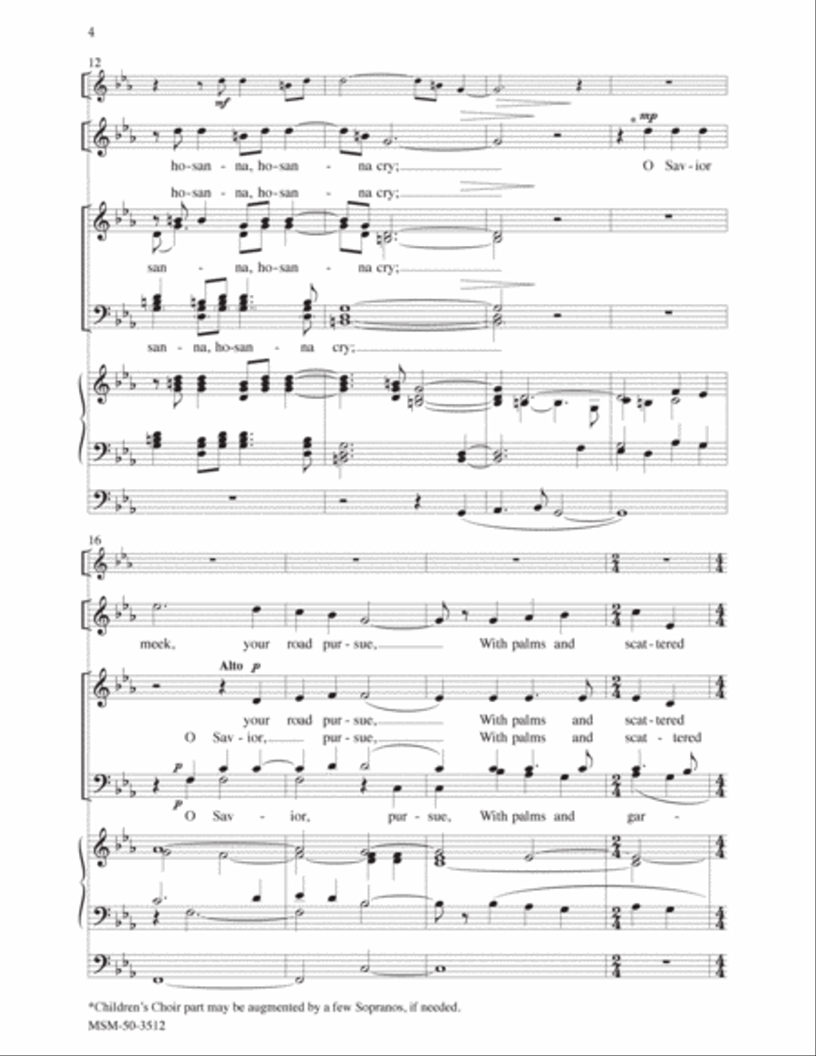 Ride On, Ride On in Majesty 4-Part scores gallery preview page 3