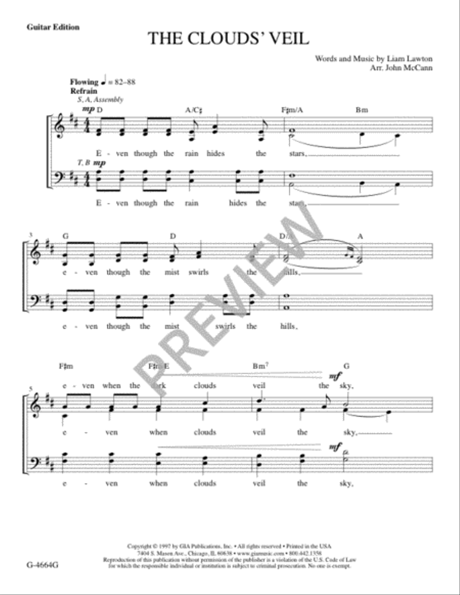 The Clouds' Veil - Guitar edition Guitar scores gallery preview page 4