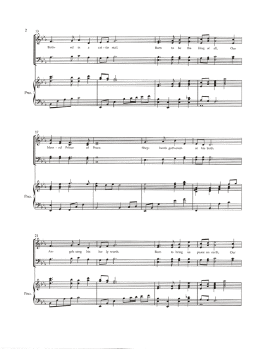 Prince of Peace 4-Part scores gallery preview page 3