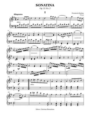 Kuhlau -Sonatina Op. 55 No. 2