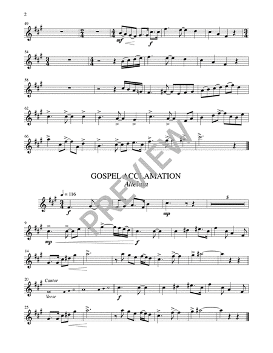 A Mass of Life - Instrument edition Trombone scores gallery preview page 7