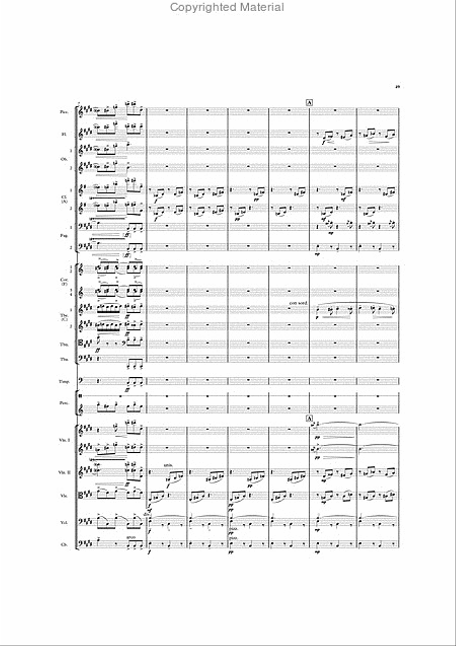 Facade: First and Second Suites for Orchestra Orchestra scores gallery preview page 12