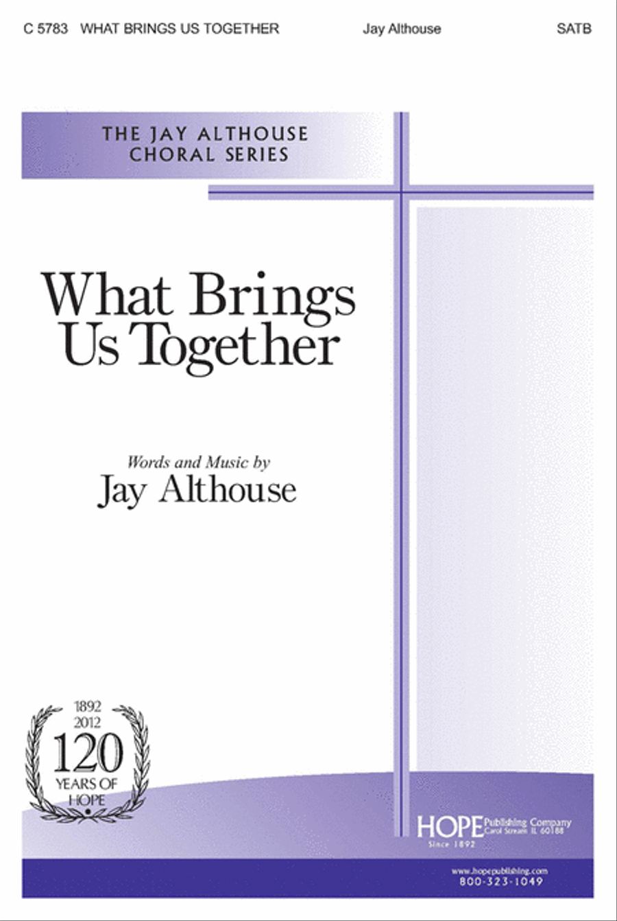 What Brings Us Together 4-Part scores gallery preview page 1