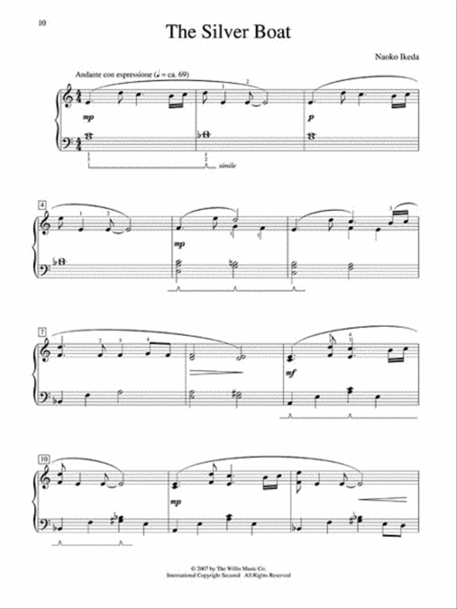 Celestial Dreams Piano scores gallery preview page 6