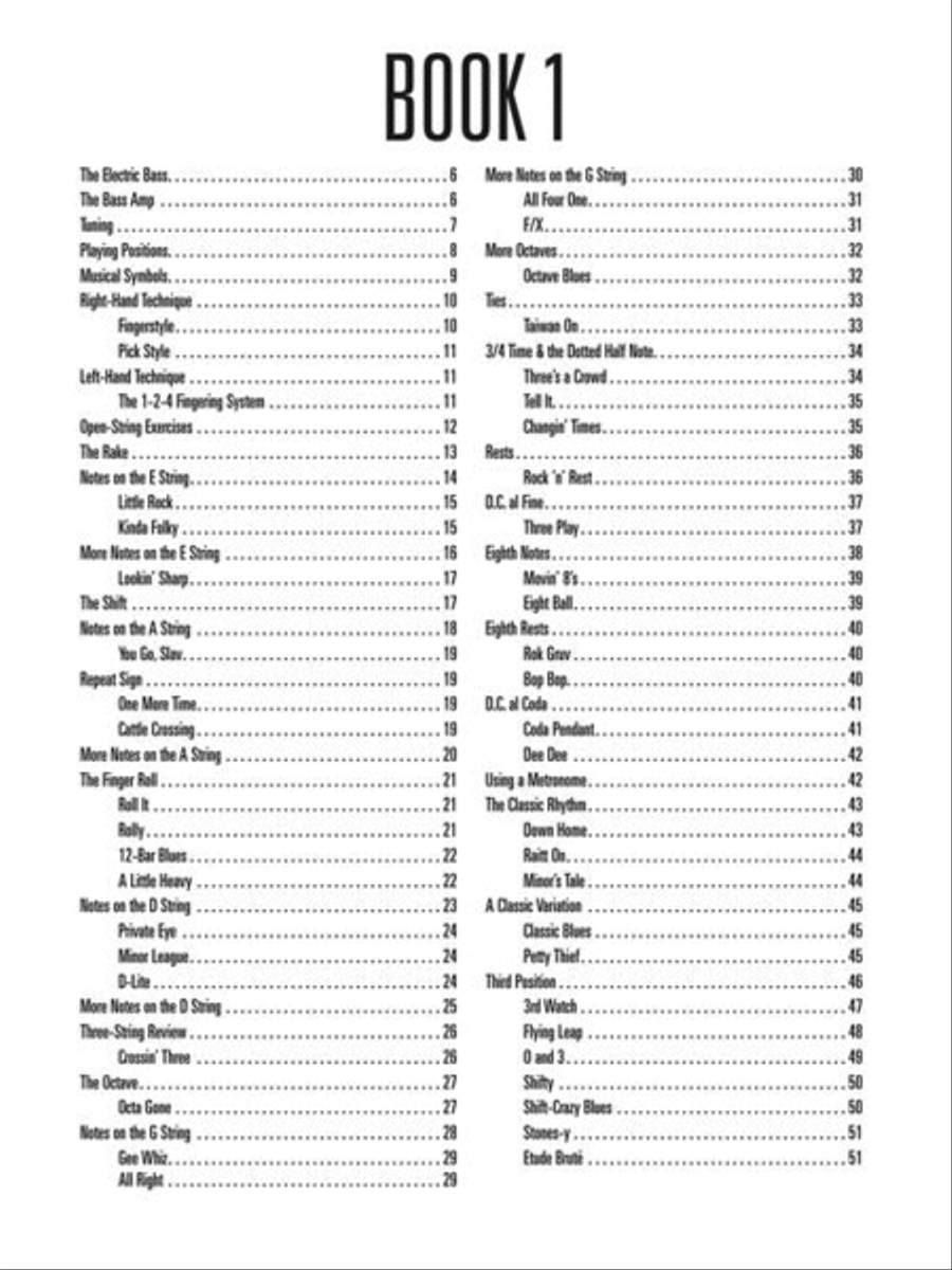 Hal Leonard Electric Bass Method – Complete Edition Bass Guitar Tablature scores gallery preview page 3
