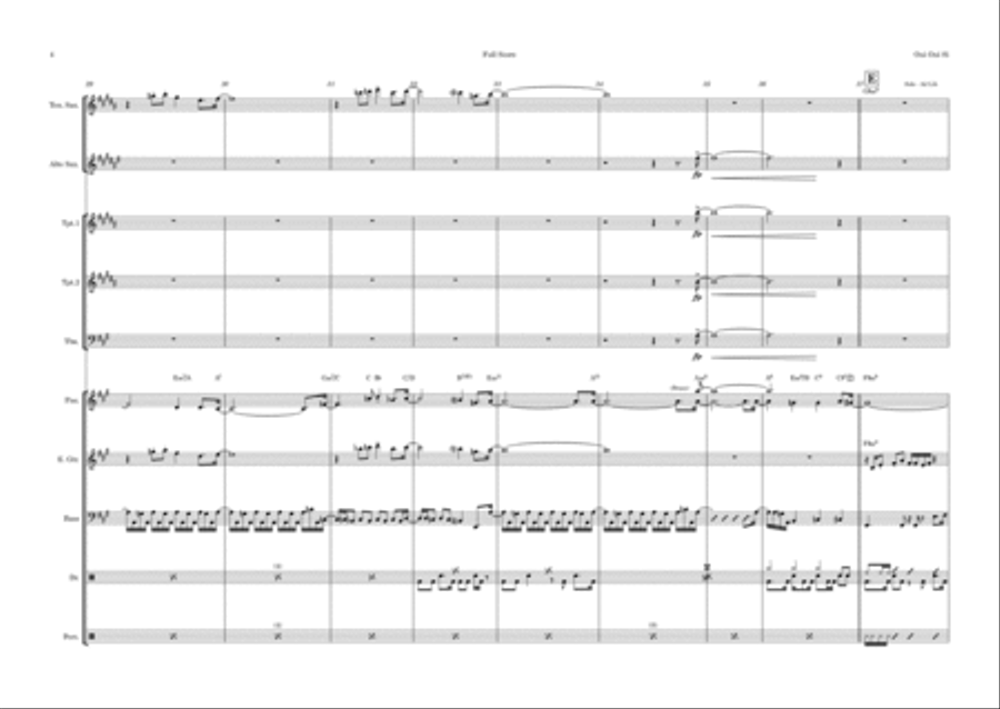 Oui Oui Si Tenor Saxophone scores gallery preview page 4