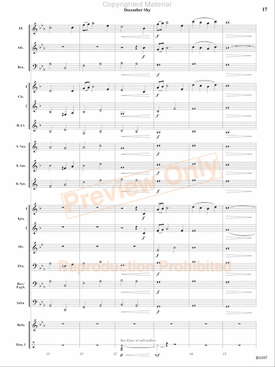 Curtain Up! Concert Band scores gallery preview page 62