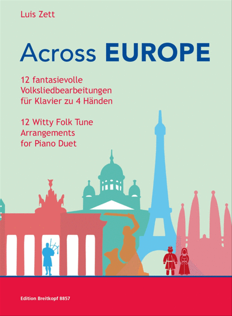 Across Europe Piano Duet scores gallery preview page 1