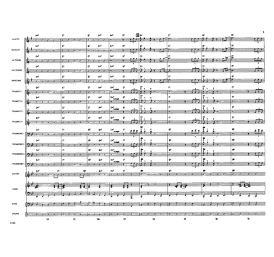 Big Daddy's Blues Jazz Ensemble scores gallery preview page 5