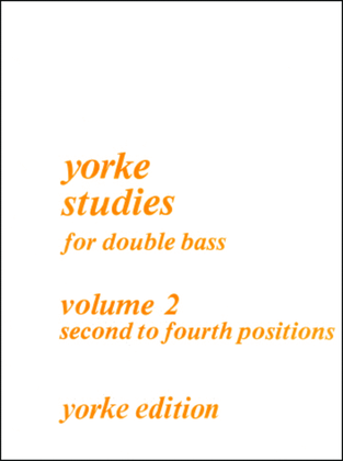 Book cover for Yorke Studies Volume 2