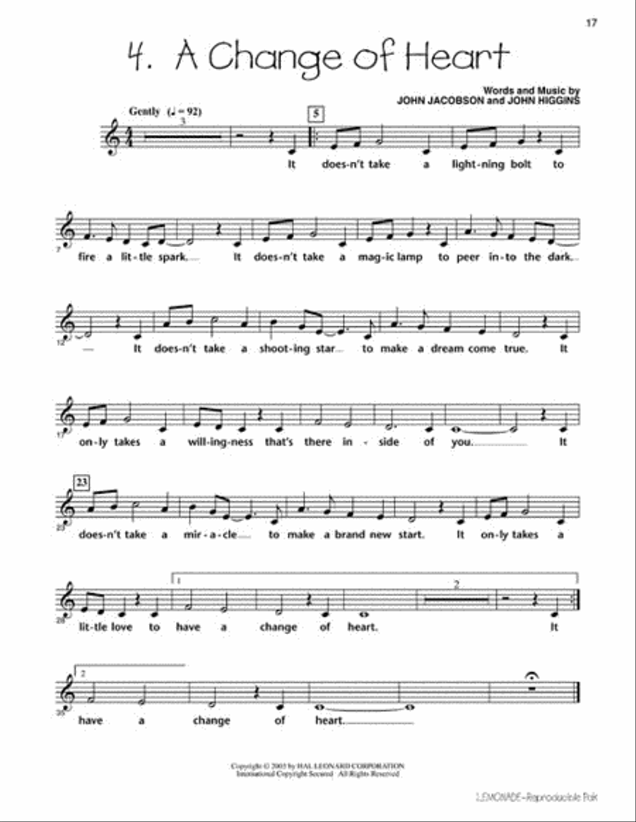 Lemonade! (Musical) Lemonade! (Musical) Choir scores gallery preview page 6