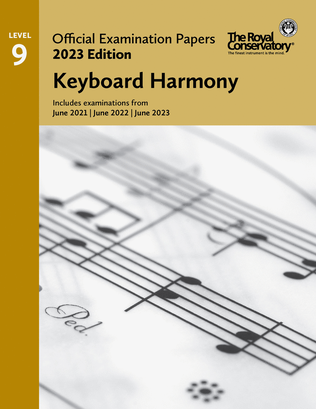 Book cover for 2023 Official Examination Papers: Level 9 Keyboard Harmony