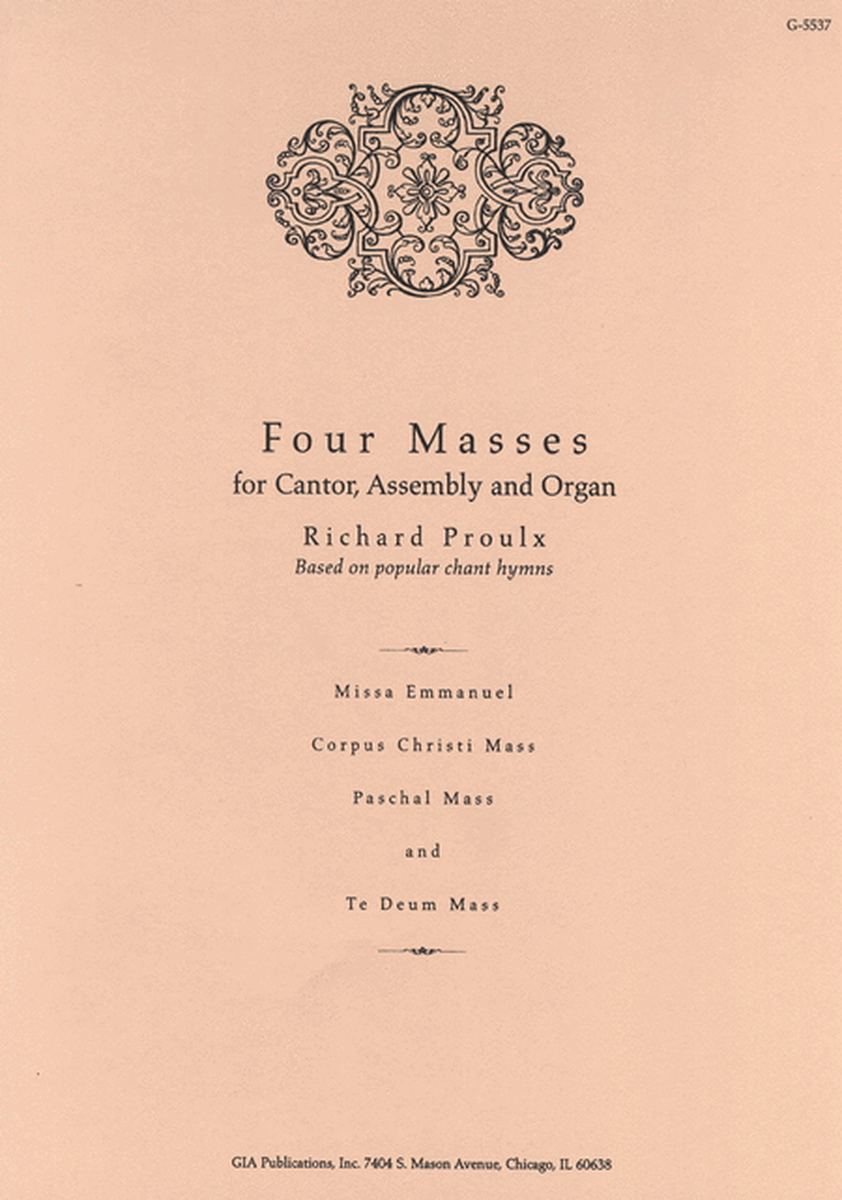 Four Masses for Cantor, Assembly, and Organ
