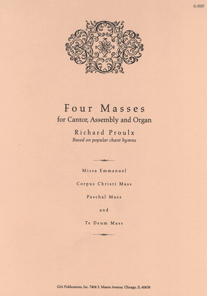 Four Masses for Cantor, Assembly, and Organ