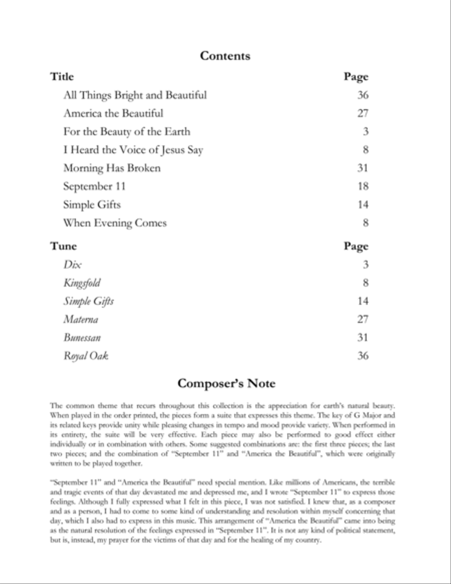 Morning Has Broken Easy Piano scores gallery preview page 2