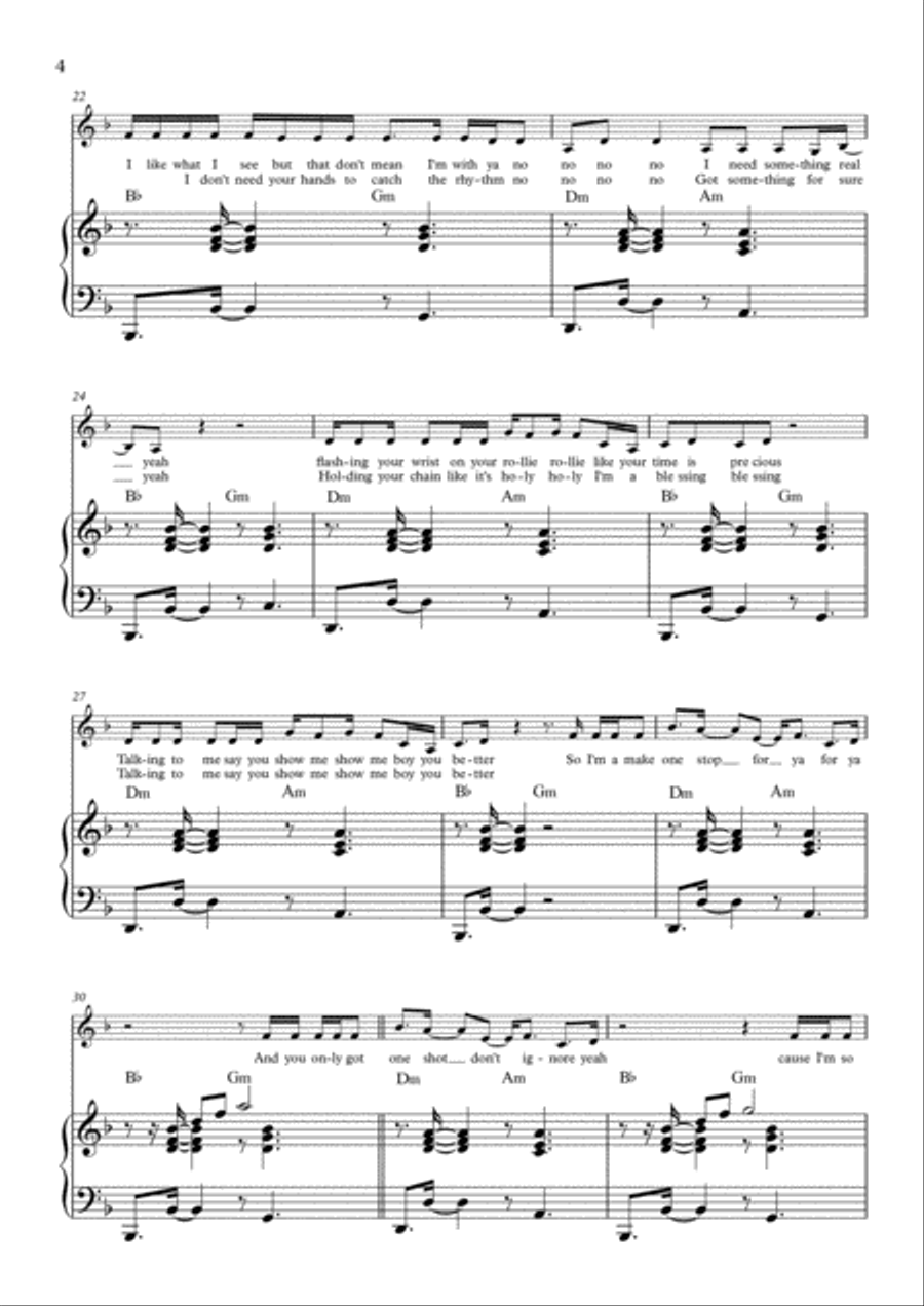 One Shot Voice scores gallery preview page 4