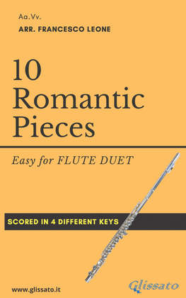 Book cover for 10 Romantic Pieces - Flute Duet