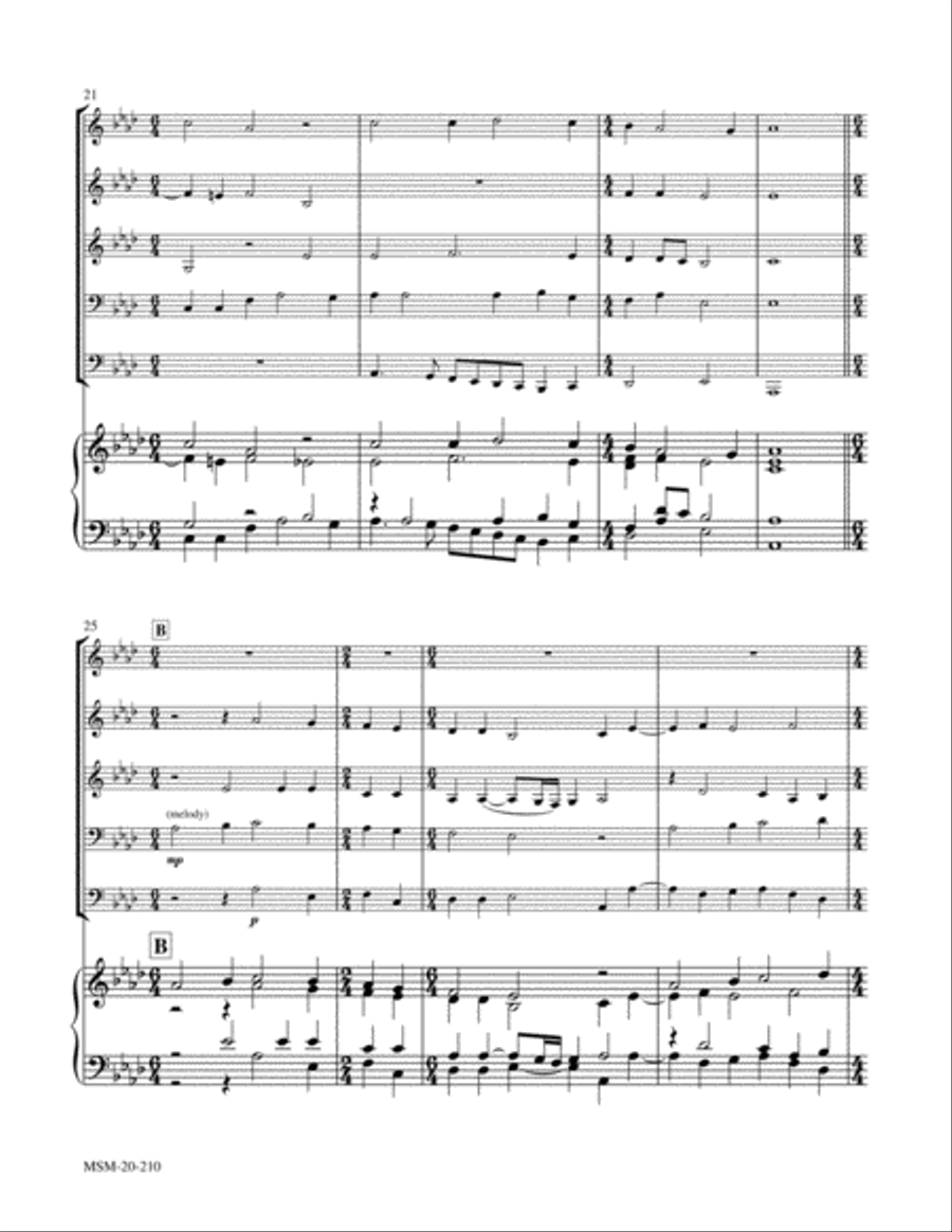 Comfort, Comfort Comfort, Comfort Organ scores gallery preview page 4