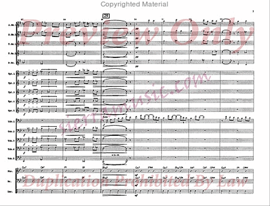 My One And Only Love Jazz Ensemble scores gallery preview page 6