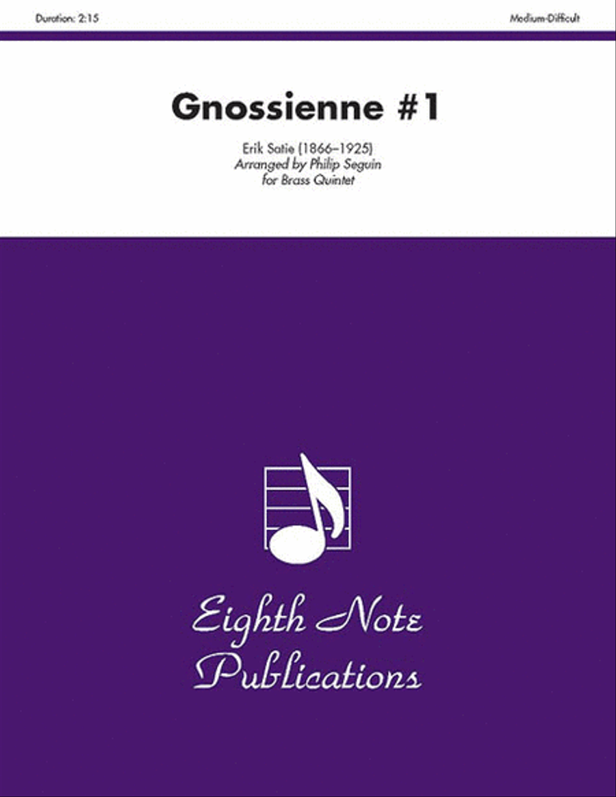 Gnossienne #1 Brass Quintet scores gallery preview page 1