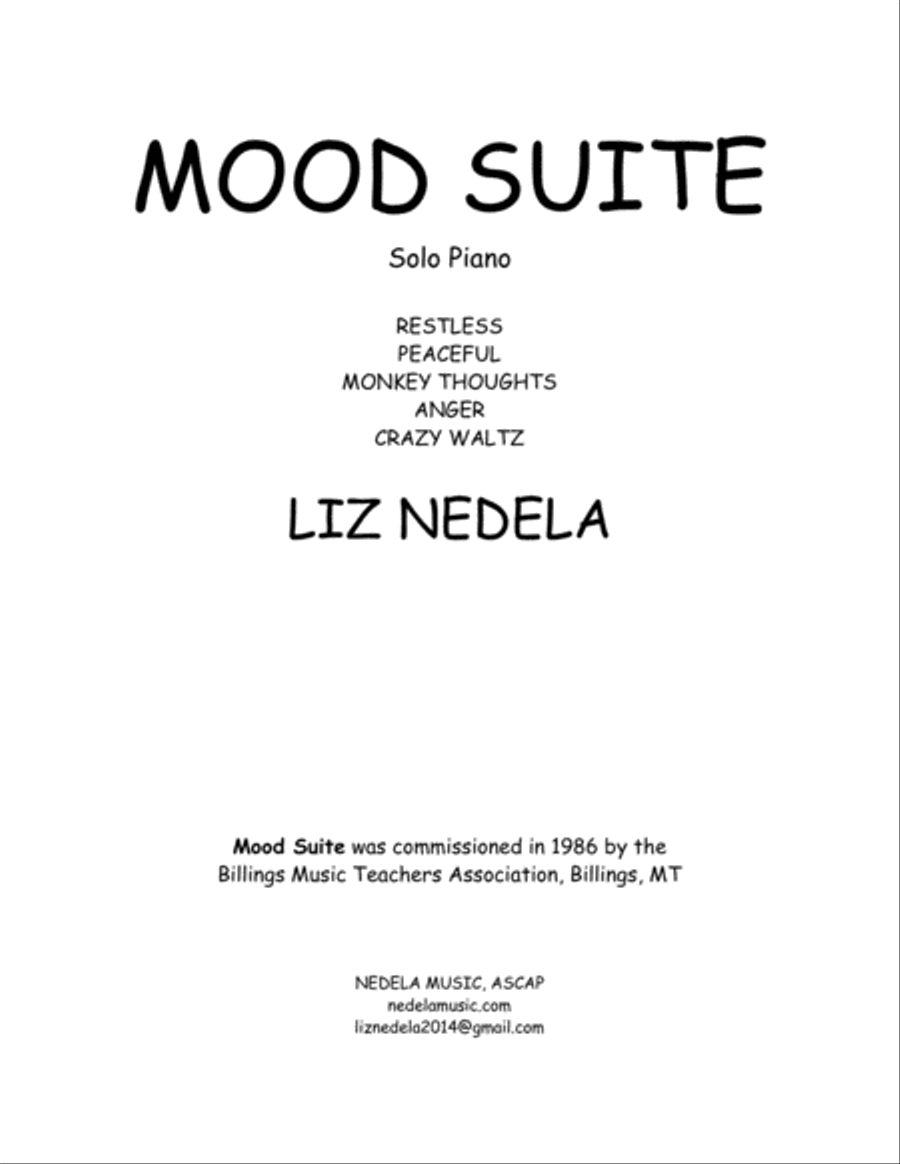 Mood Suite - Complete Score Piano Method scores gallery preview page 1
