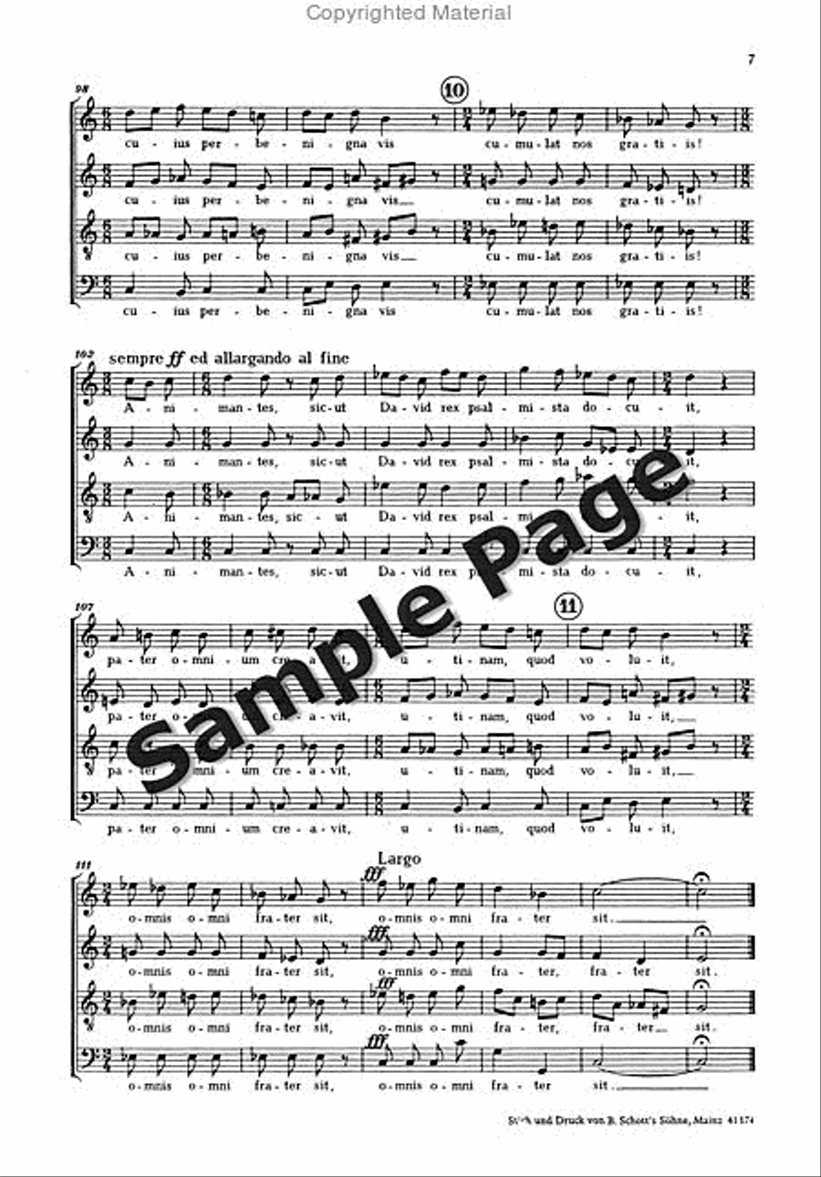 Laudes Francisci Laudes Francisci 4-Part scores gallery preview page 9