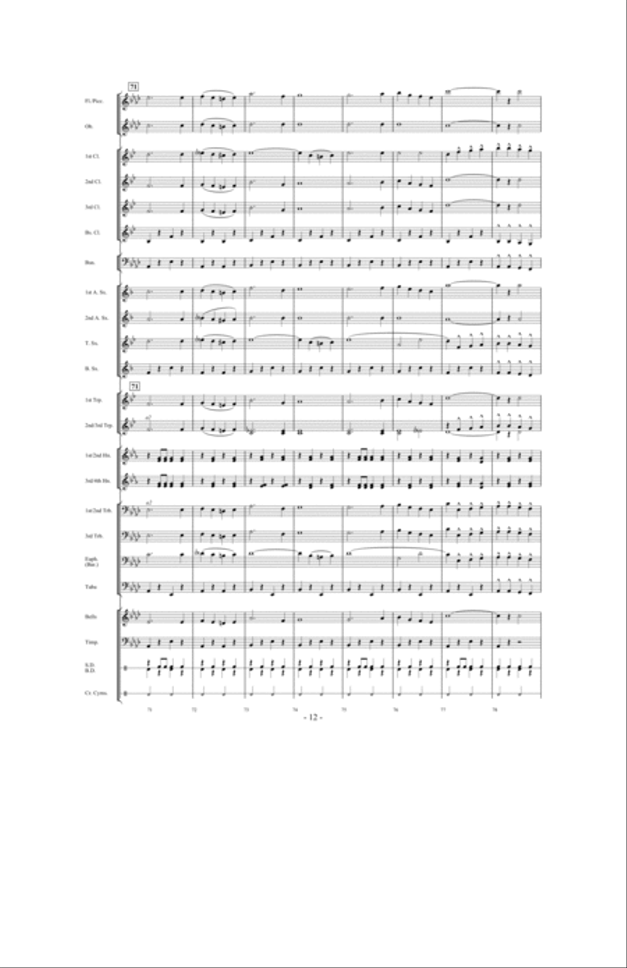 Aces of the Air Aces of the Air Concert Band scores gallery preview page 11