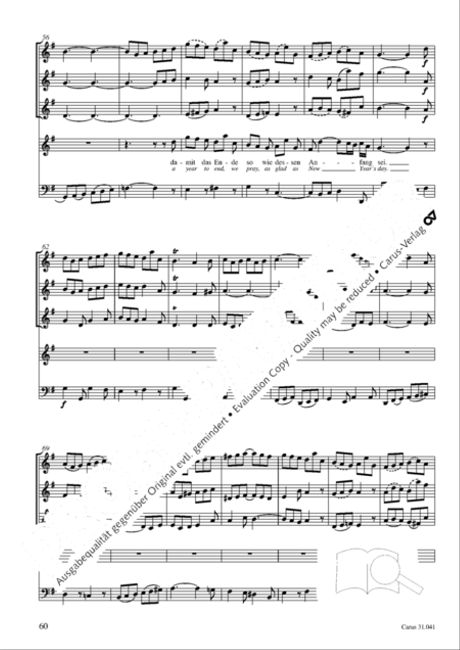 O Lord, we come to praise thee 4-Part scores gallery preview page 61
