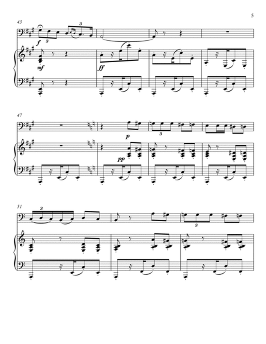 Georges Bizet- Habanera "L’amour est un oiseau rebelle" (Double Bass Solo) image number null