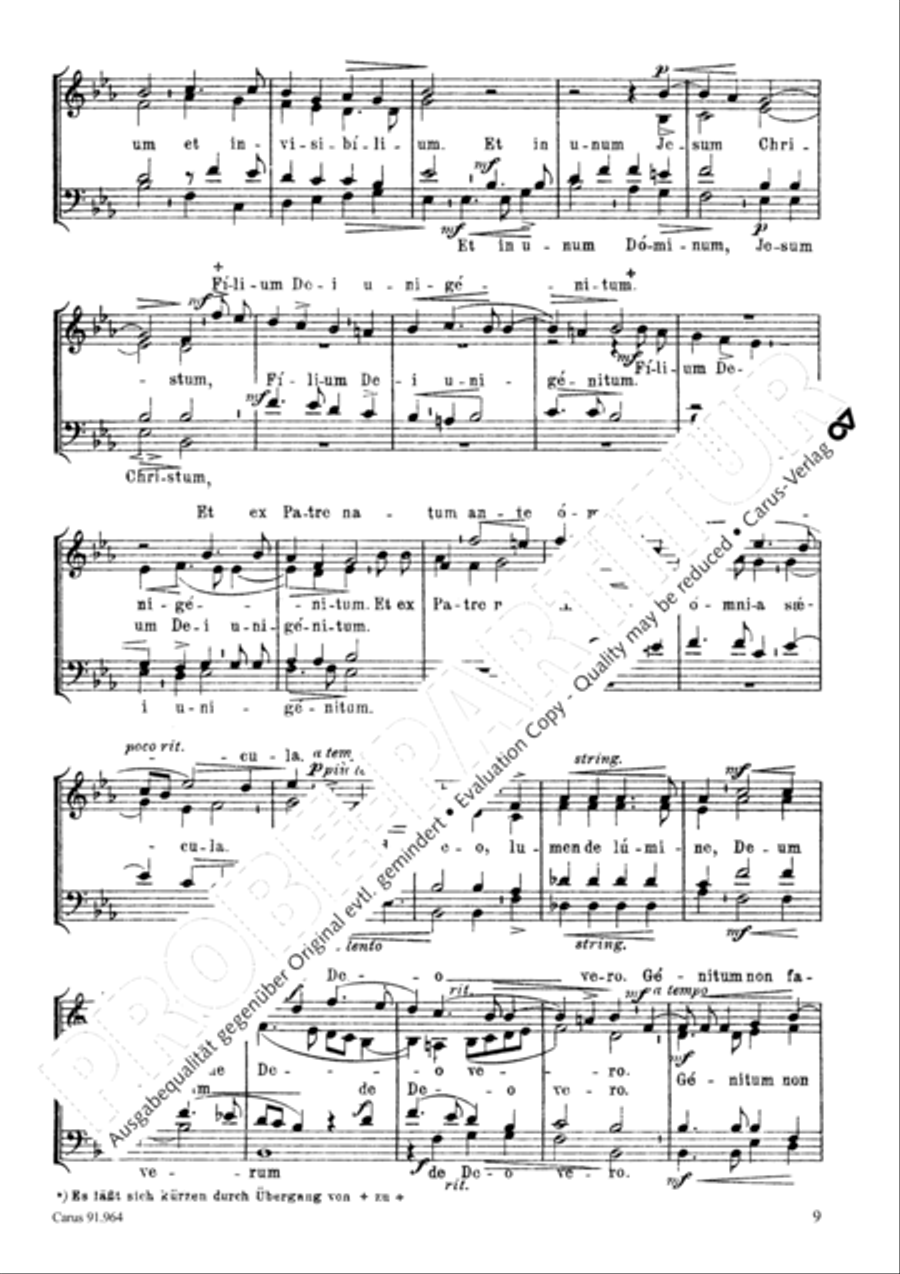 Missa Laudate Dominum de coelis 4-Part scores gallery preview page 10
