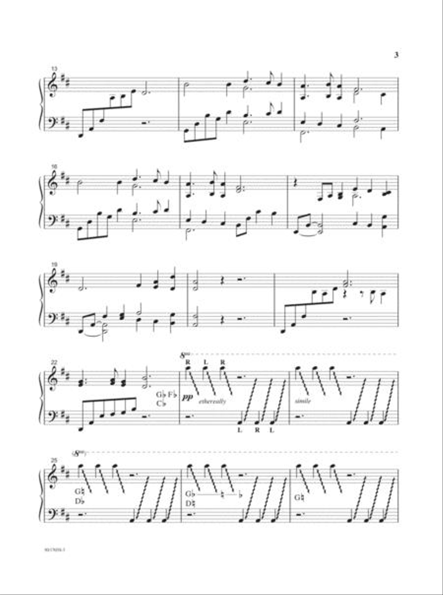 Christmas Album for Harp and Organ - Harp Part Harp scores gallery preview page 3