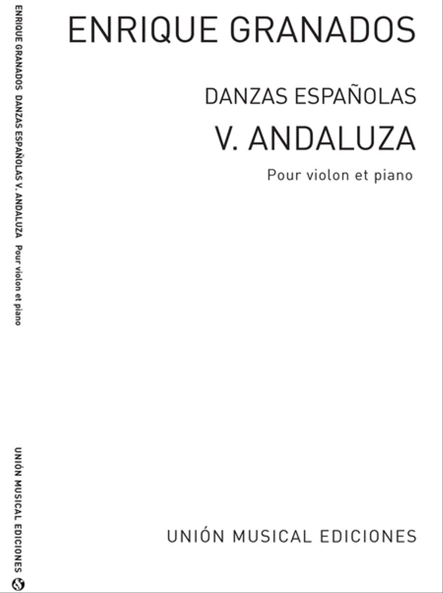Danza Espanola No.5 Andaluza Violin Solo scores gallery preview page 1