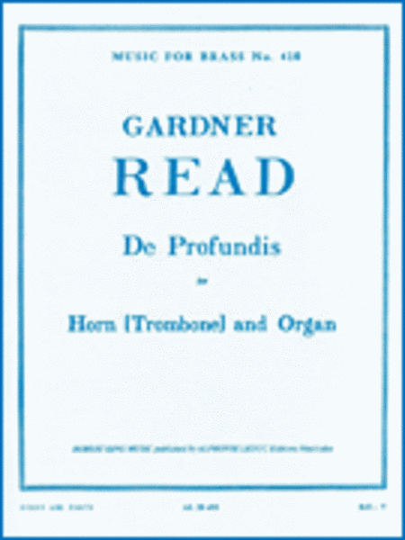 De Profundis (horn And Organ)