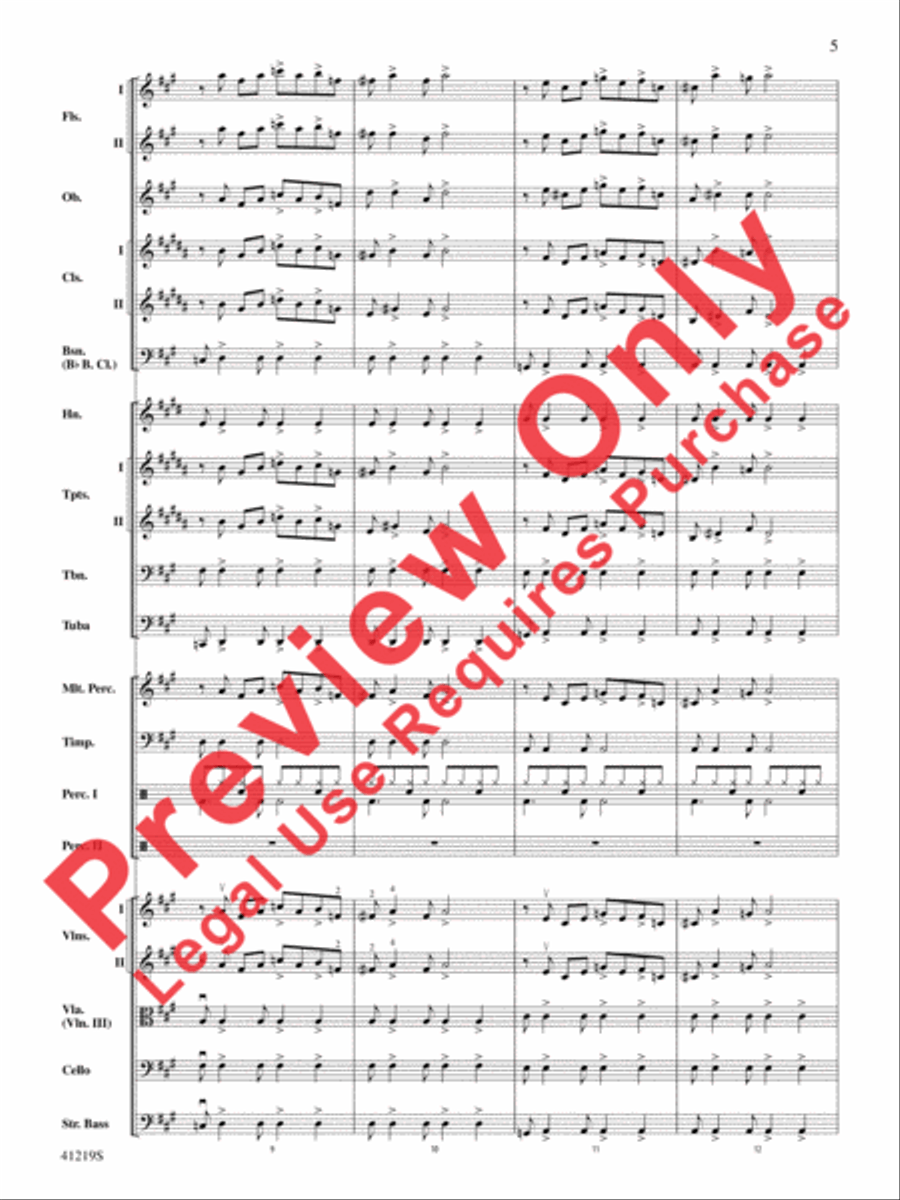 Led Zeppelin Reunion Full Orchestra scores gallery preview page 6