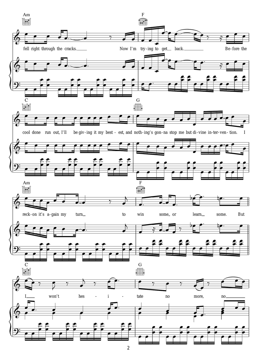 I'm Yours Acoustic Guitar scores gallery preview page 2