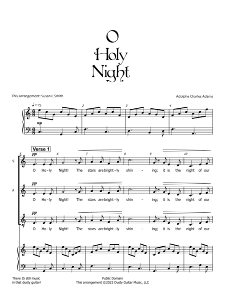 O Holy Night - SAB image number null