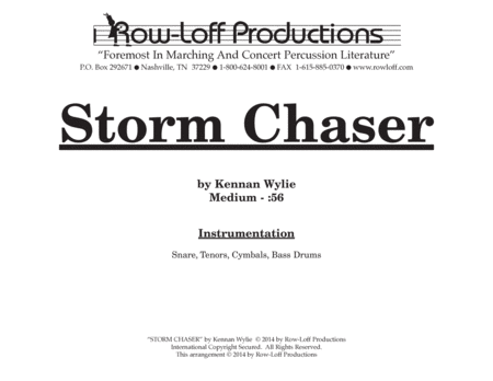 Storm Chaser w/Tutor Tracks