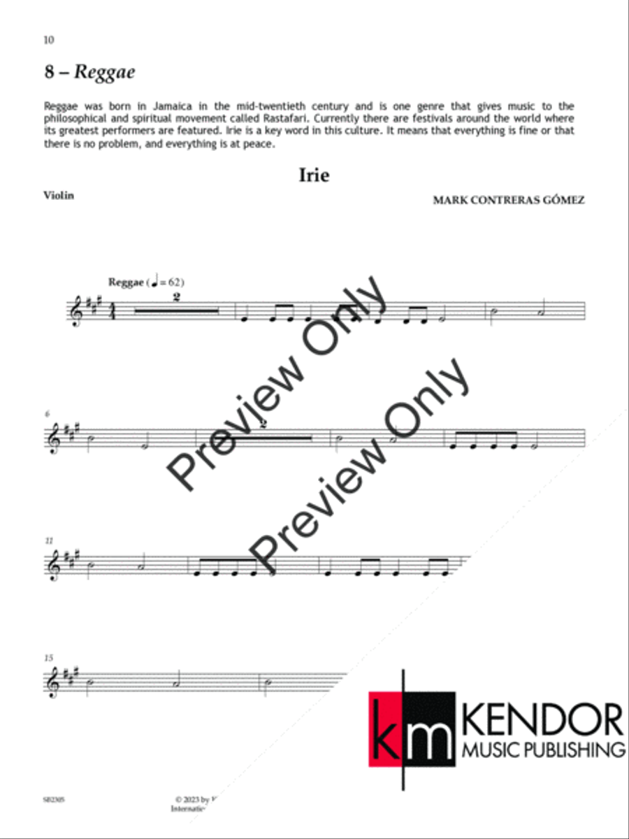 The Latin American String Collection Violin scores gallery preview page 11