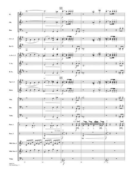 One Small Step - Conductor Score (Full Score)