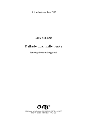 Book cover for Ballade aux mille vents
